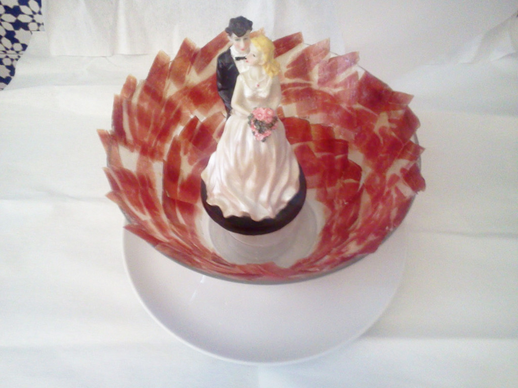 Presentación corte de jamon