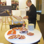 Cortador de jamón en Sicab 2013